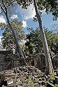 Preah Khan temple - east gopura of the third enclosure, seen from the inner courtyard.